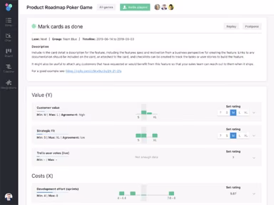 Trello priority voting
