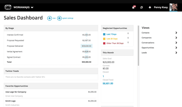 Workamajig - Sales crm