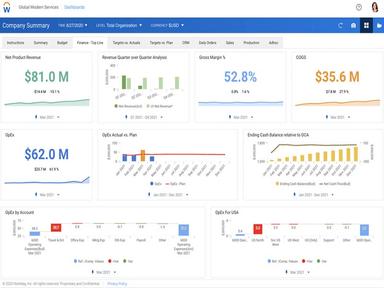 Workday Financial Management Analytics