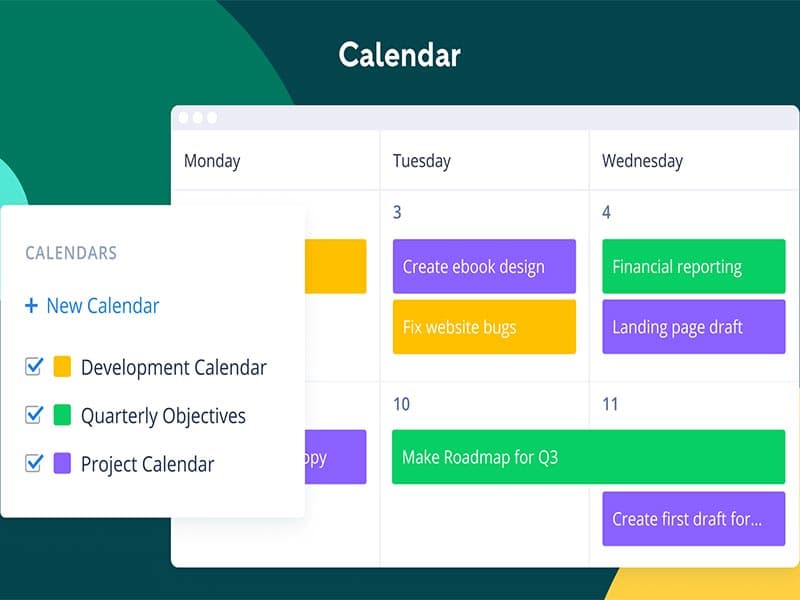 Wrike Software Managed online calendar