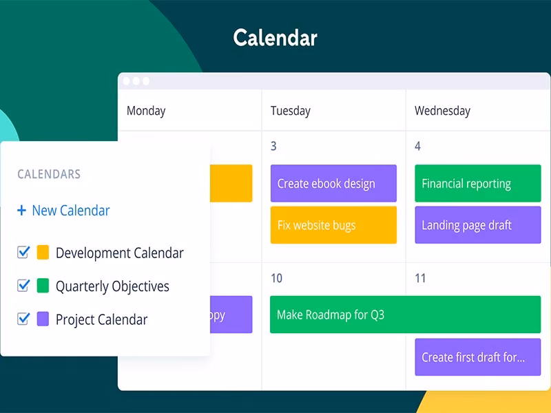 Wrike Software Managed online calendar