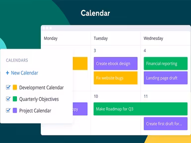 Wrike Software Managed online calendar