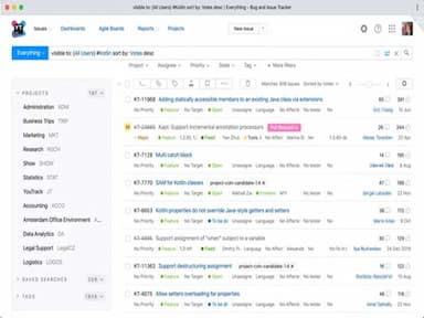 YouTrack Issue List