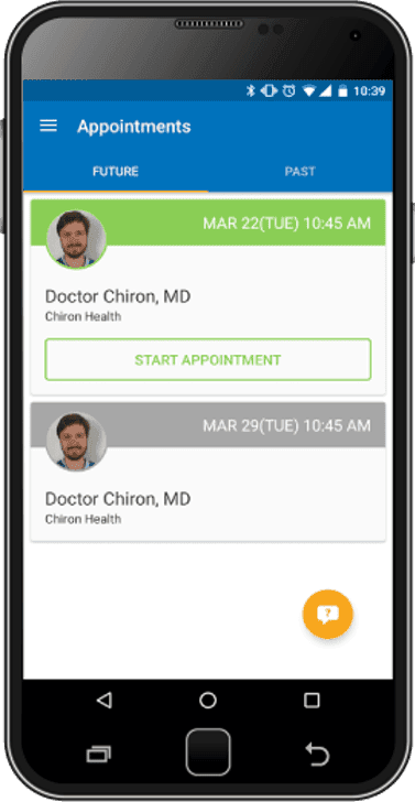 Chiron Health Appointment scheduling