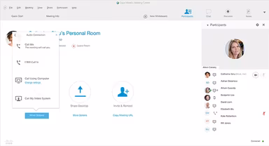 Cisco Webex Dashboard