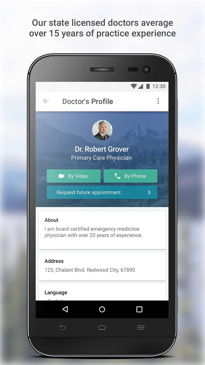 MDLIVE - Doctor's Profile