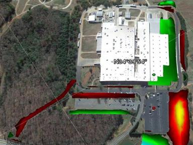 Winex Cut And Fill Overlay On Google Earth