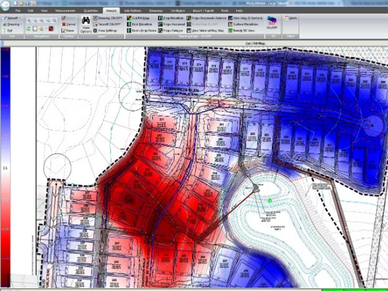 Winex Cut And Fill Map