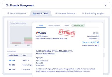 Accelo FM Invoice Detail 03