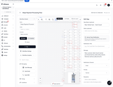 Inflowave Stripe Payment Processing Flow