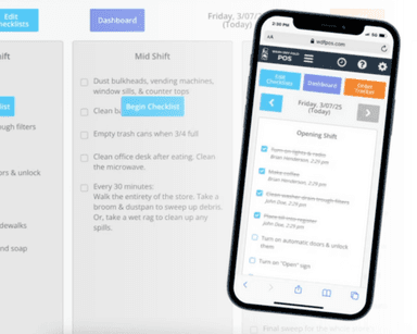 Wash-Dry-Fold POS Mobile Interface