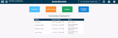 Wash-Dry-Fold POS Dashboard