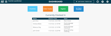 Wash-Dry-Fold POS Dashboard