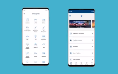 autoX Mobile Interface