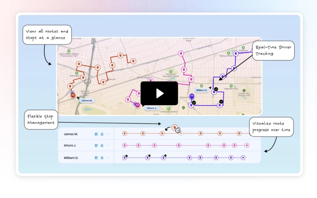 Upper Route And Driver Tracking Dashboard
