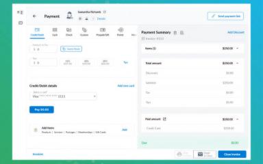 Zenoti Payment Summary