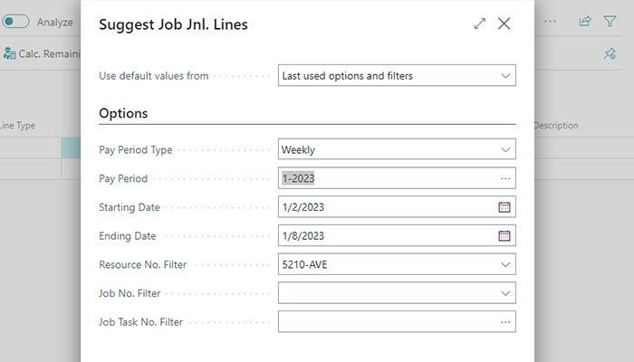 Pay Setup