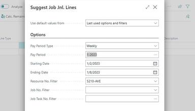 Pay Setup