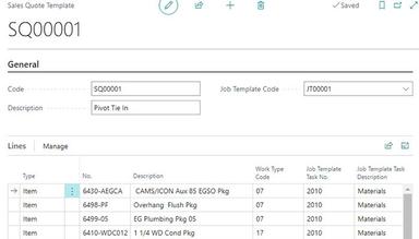 Sales Quote Template