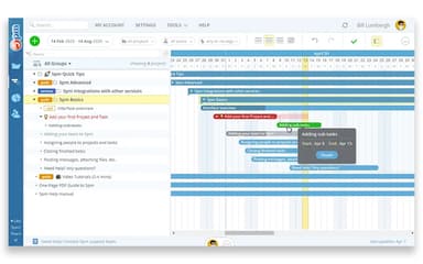 5pm-Software-Interactive-Timeline-View