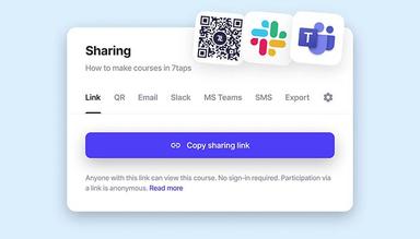 7taps Microlearning platform for training