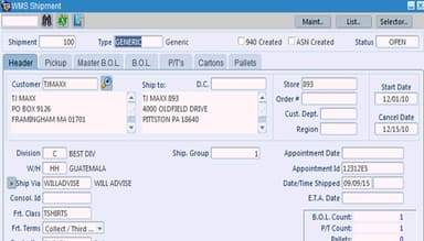 A2000 Warehouse Management System