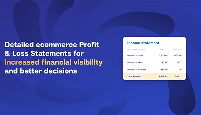 A2X Detailed Ecommerce Financial Reporting
