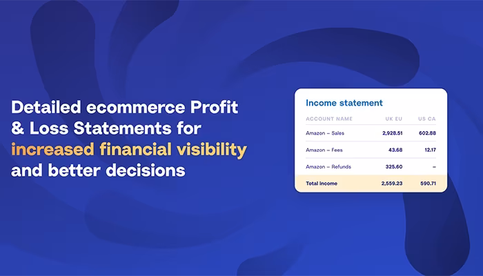 A2X Detailed Ecommerce Financial Reporting