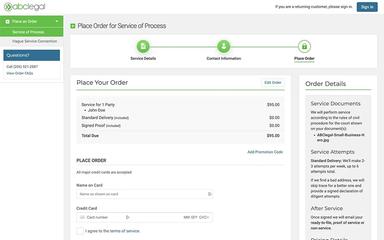 ABC Legal Place Orders