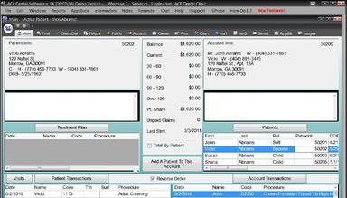 ACE Dental Official Patient and Family Ledger