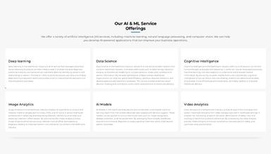 ADIL Analytics AI and ML Services