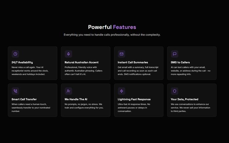 AI Answering Service Features