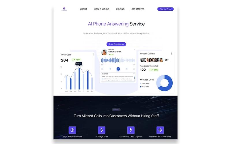 AI Answering Service Calls And Caller Details