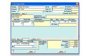 Ammo Purchase Order