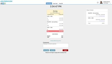 APS Payroll Employee Self Service Time Clock