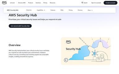 AWS Security Hub Homepage