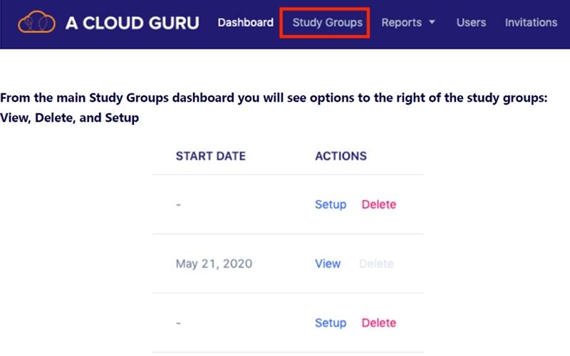 A Cloud Guru Study Groups