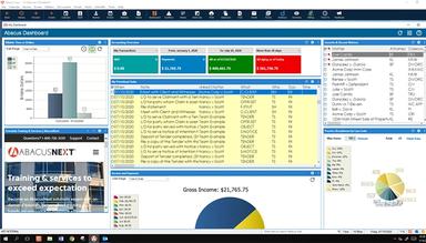 AbacusLaw Dashboard Accounting Overview