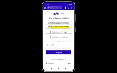 Abler Log In Page