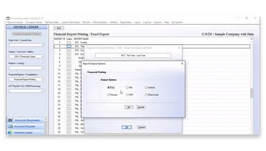 Accounting Xpert Report printing