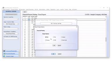 Accounting Xpert Report printing