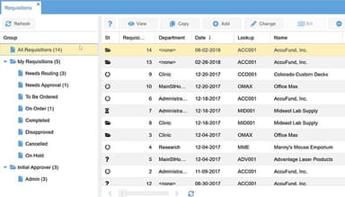 AccuFund makes it easy to track requisitions through multiple approval stages. All activity is date- and user-stamped for convenient status updates and reporting