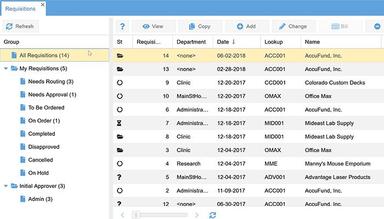 AccuFund makes it easy to track requisitions through multiple approval stages. All activity is date- and user-stamped for convenient status updates and reporting
