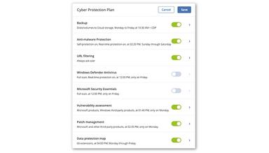 Acronis Cyber Protect Cloud Build a Protection Plan
