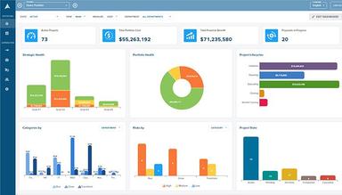 Acuity PPM Portfolio dashboard