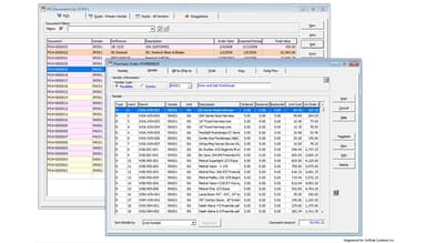 Adagio Purchase Order List