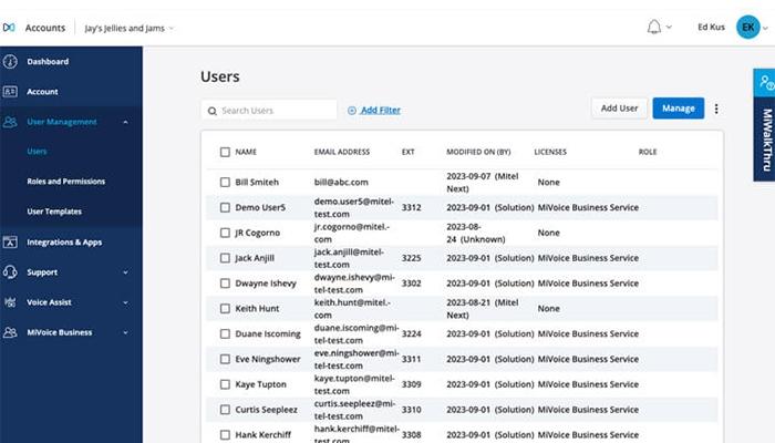 MiVoice Business Software Administration