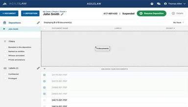 AgileLaw Dashboard