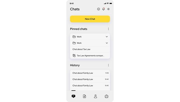 AI Lawyer Mobile View