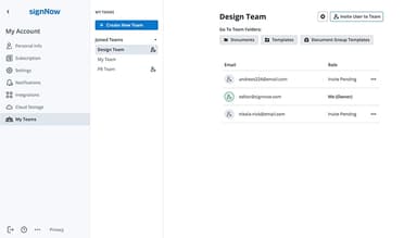 AirSlate SignNow Teams
